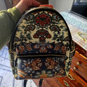 Coach Floral Print Backpack